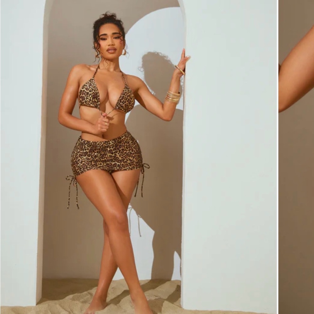 Fashion Nova Wild Leopard Bikini Set